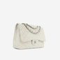 Chanel Classic Flap Lambskin Silver Shoulder Bag Style 4