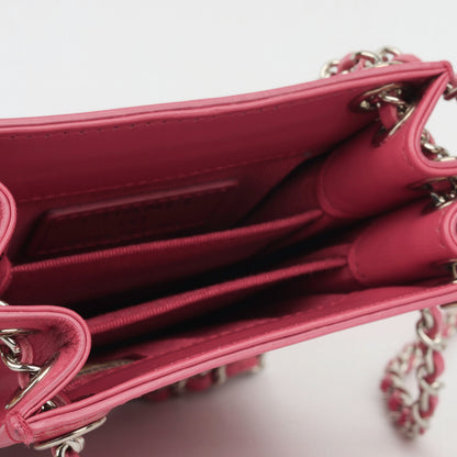 Chanel Cc Phone Holder - Patent Pink