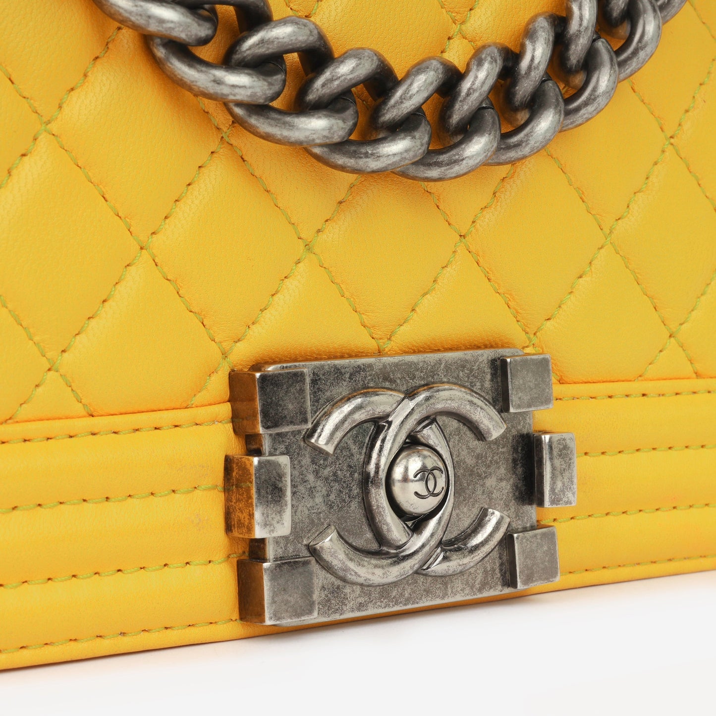 Chanel Boy Bag Lambskin Black Shoulder Bag Style 20