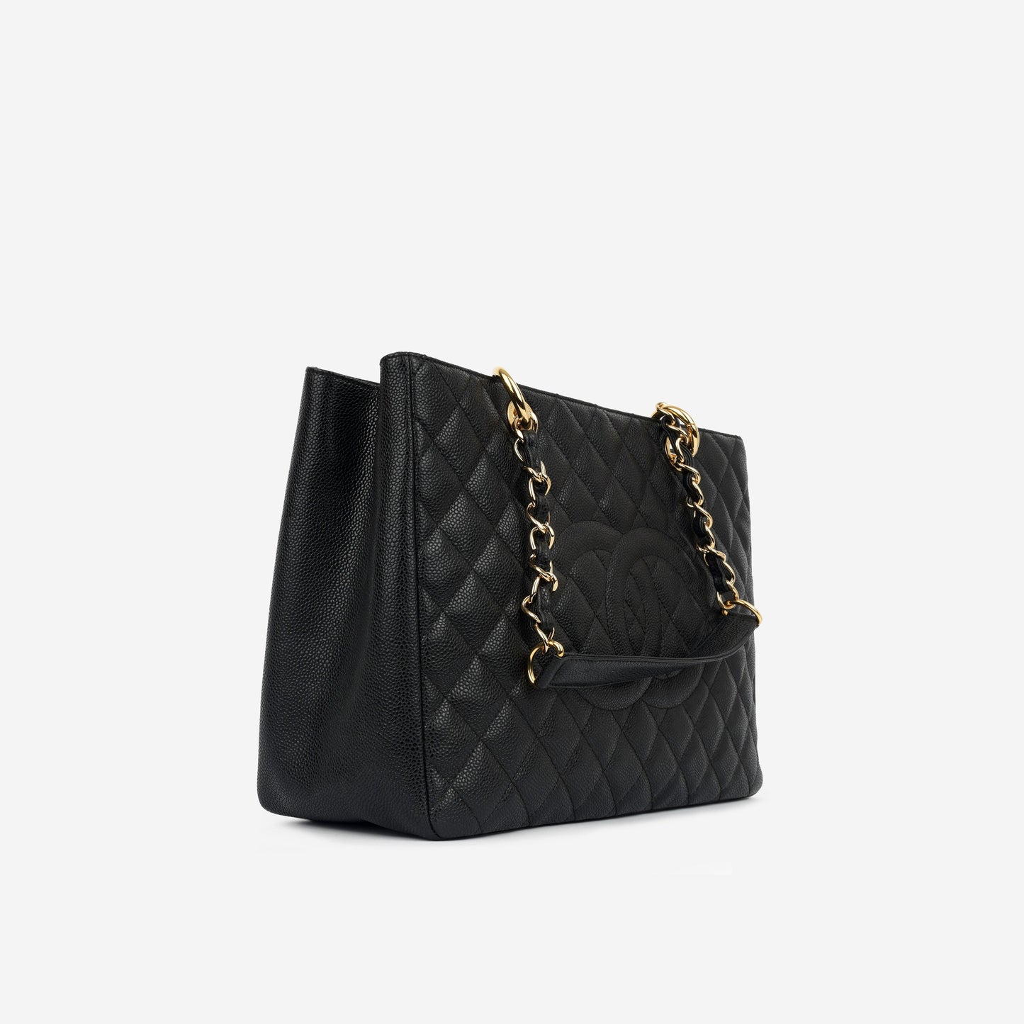 Chanel Shopping Tote Caviar Black Tote Bag Style 5