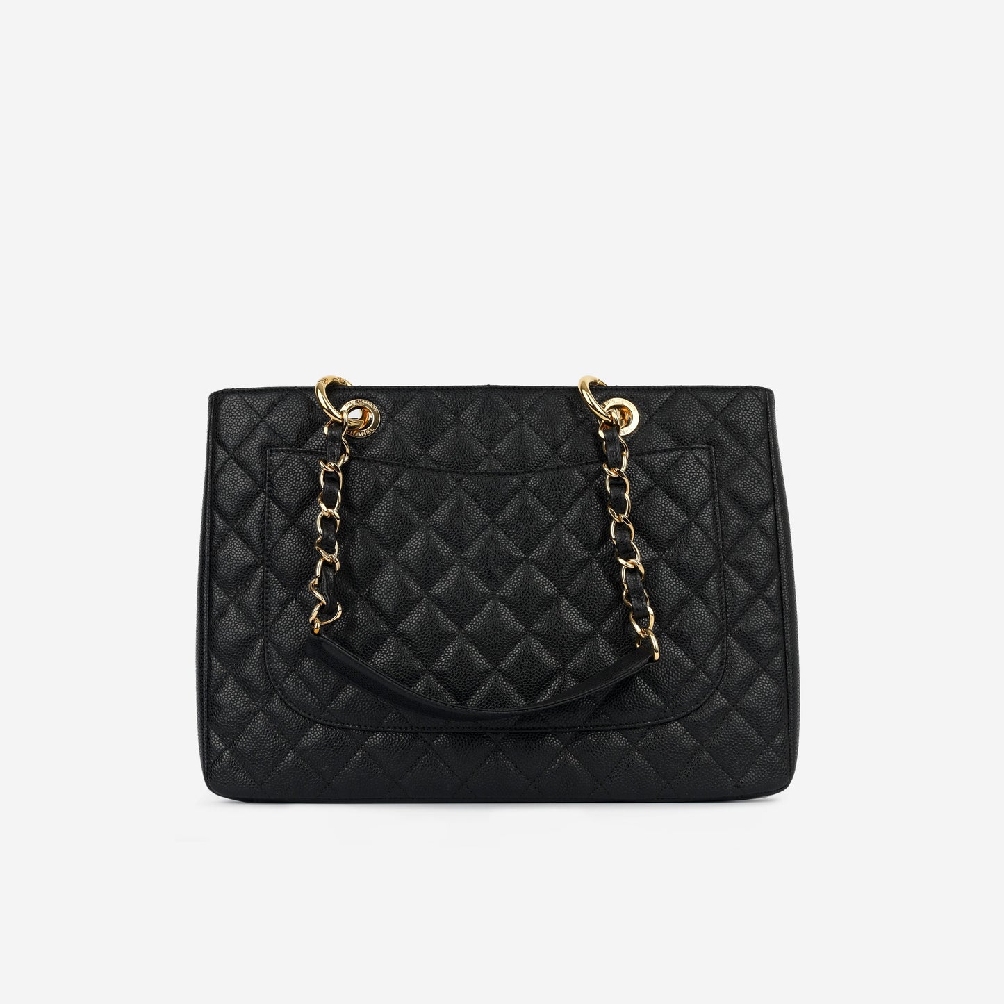 Chanel Shopping Tote Caviar Black Tote Bag Style 5