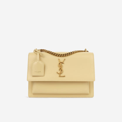 Saint Laurent Medium Sunset - Cream Egg