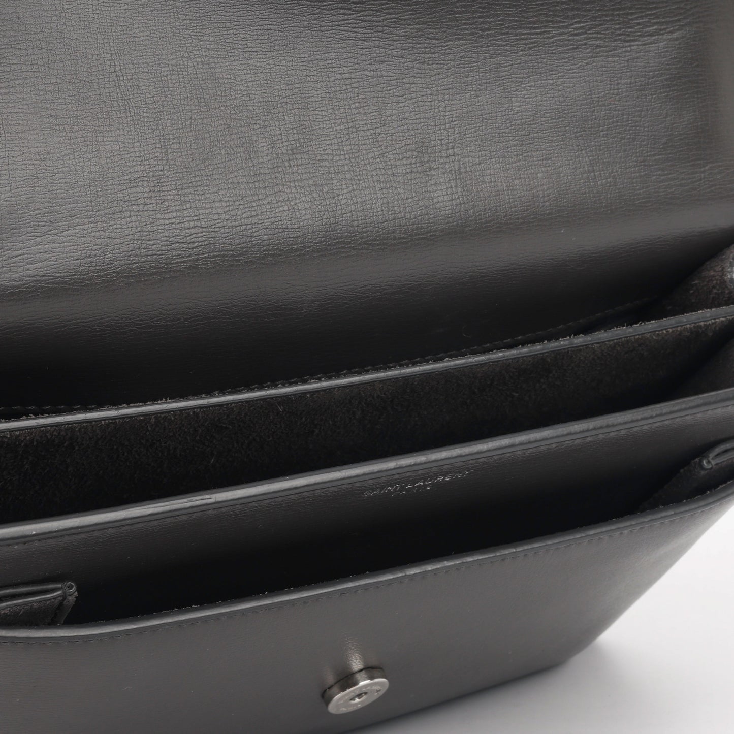 Saint Laurent Sunset Calfskin Red Shoulder Bag