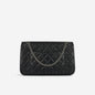 Chanel Classic Flap Lambskin Black Shoulder Bag Style 3