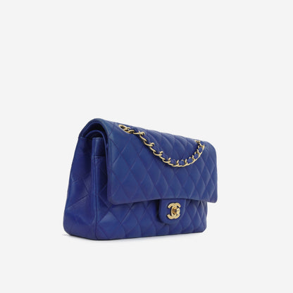 Chanel Classic Flap Lambskin Gold Shoulder Bag Style 59