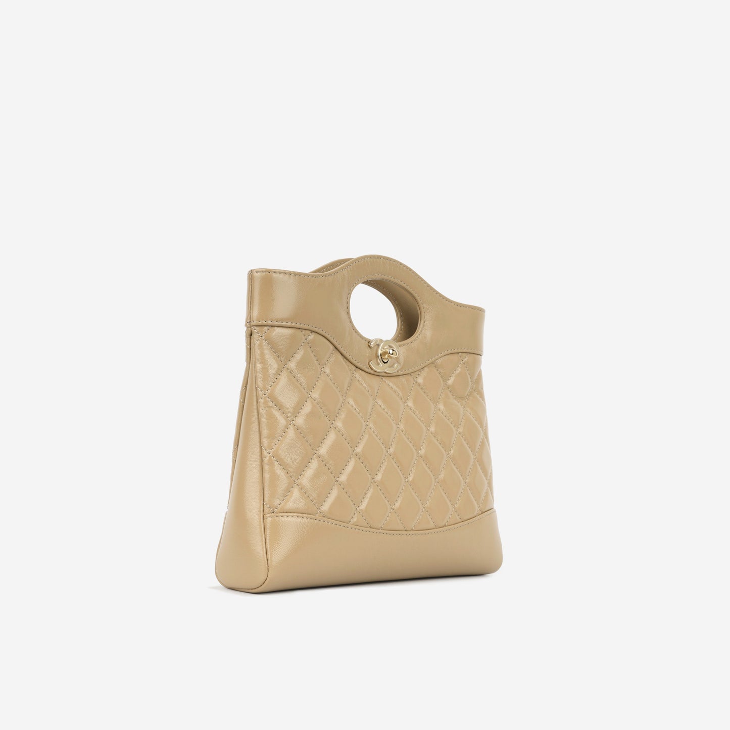 Chanel Luxury Calfskin Gold Handbag
