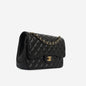 Chanel Classic Flap Lambskin Black Shoulder Bag Style 89