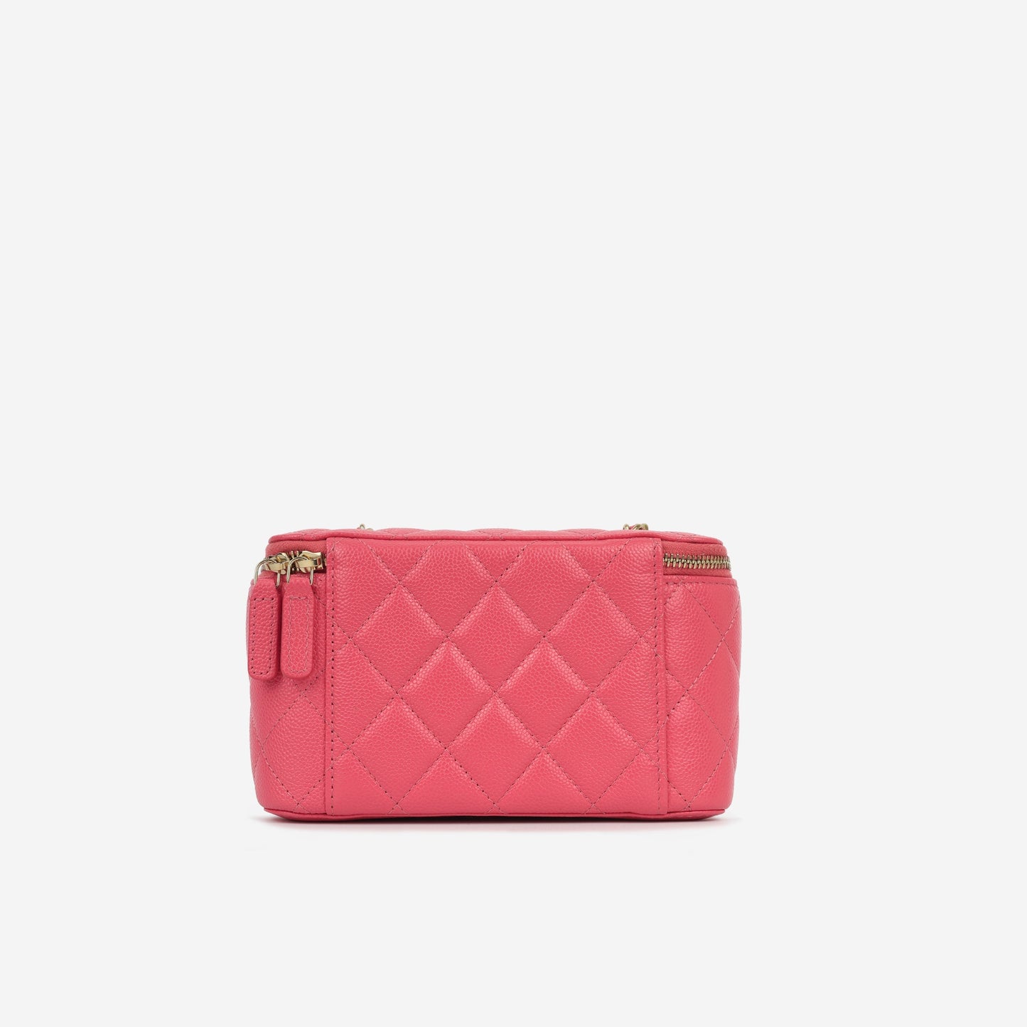 Chanel Vanity Lambskin Black Clutch Style 11