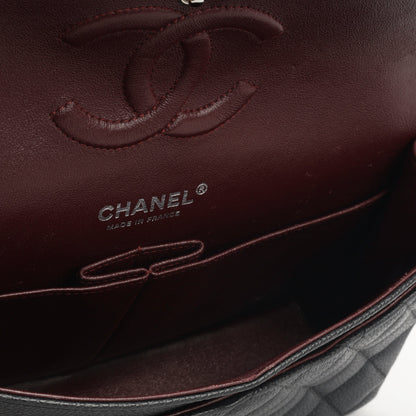 Chanel Classic Flap Lambskin Black Shoulder Bag Style 314