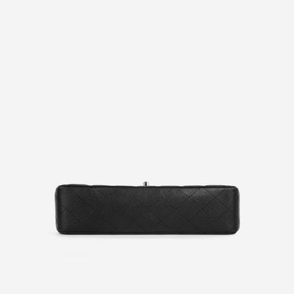 Chanel Classic Flap Lambskin Black Shoulder Bag Style 314