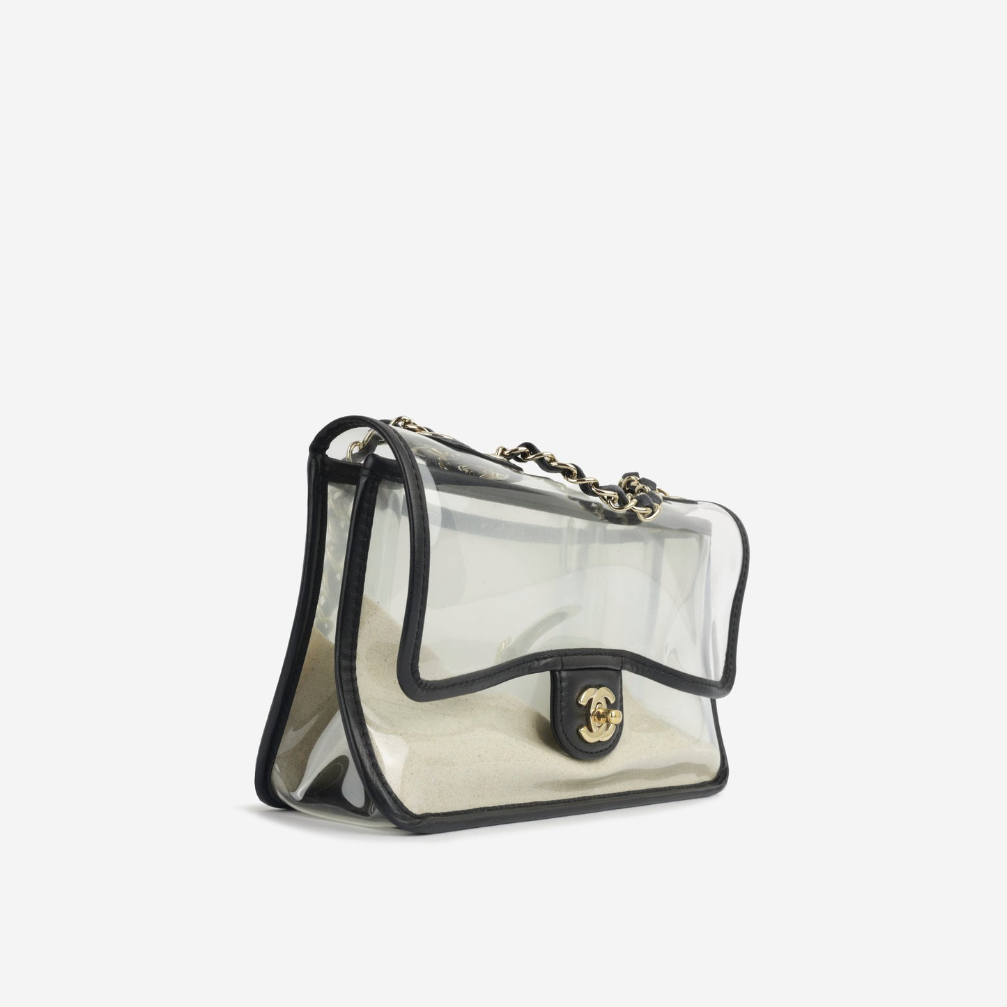 Chanel Lambskin Black Shoulder Bag Style 24