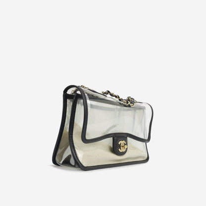 Chanel Lambskin Black Shoulder Bag Style 24