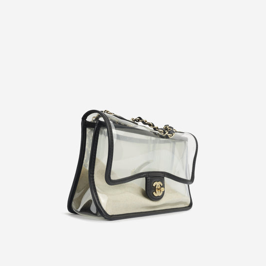 Chanel Lambskin Black Shoulder Bag Style 24