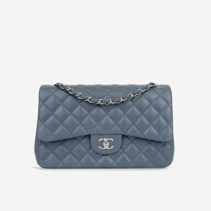 Chanel Classic Flap Lambskin Black Shoulder Bag Style 88