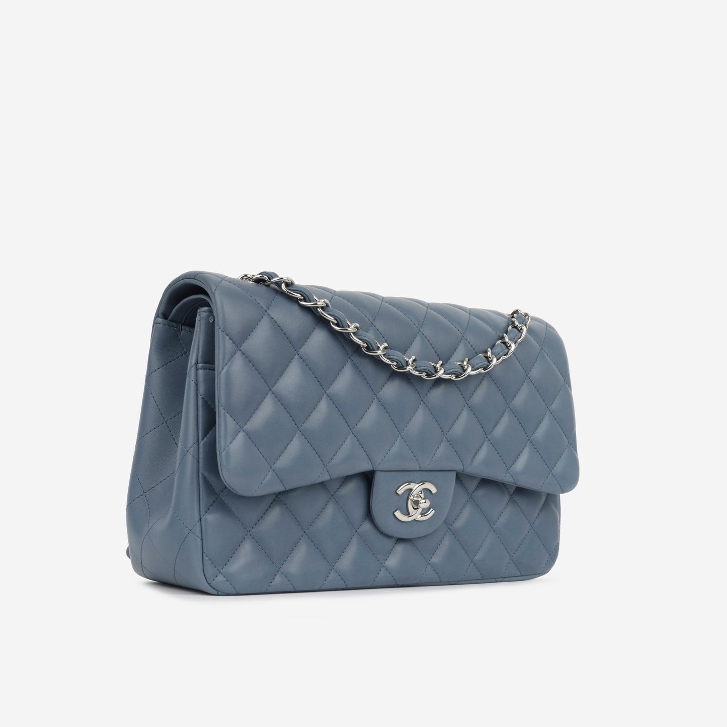 Chanel Classic Flap Lambskin Black Shoulder Bag Style 88