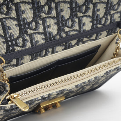 Dior Lou Chain Leather Crossbody Bag