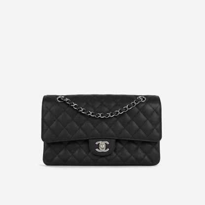 Chanel Classic Flap Lambskin Black Shoulder Bag Style 310