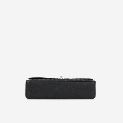 Chanel Classic Flap Lambskin Black Shoulder Bag Style 313