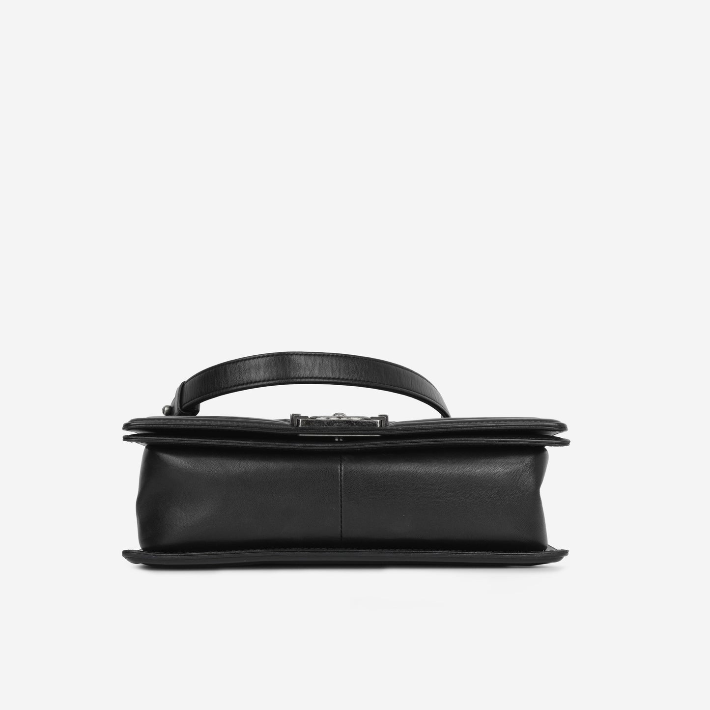 Chanel Boy Bag Lambskin Black Shoulder Bag Style 18