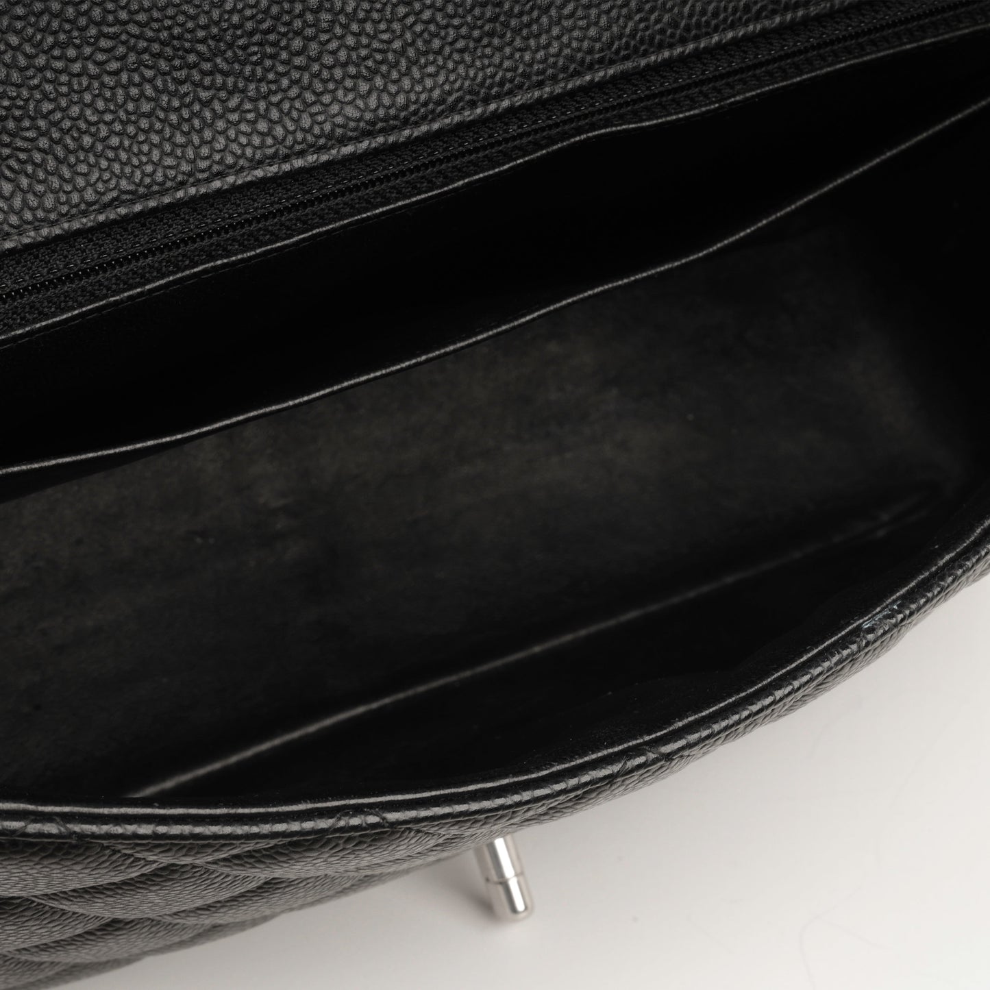 Chanel Classic Flap Lambskin Black Shoulder Bag Style 17