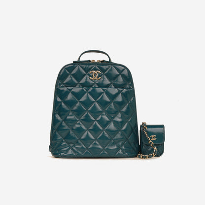 Chanel Luxury Caviar Gold Backpack