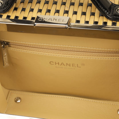 Chanel Vanity Lambskin Black Clutch Style 2