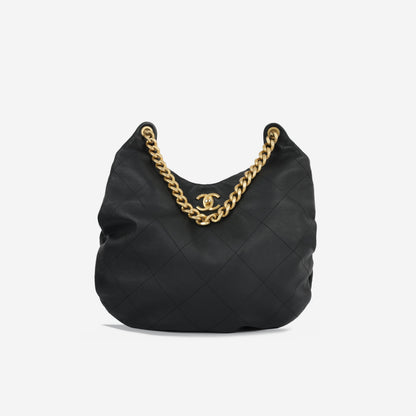 Chanel Lambskin Black Tote Bag Lambskin