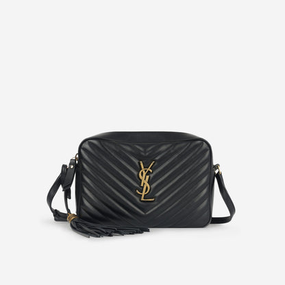 Saint Laurent Lou Red Crossbody Style 8