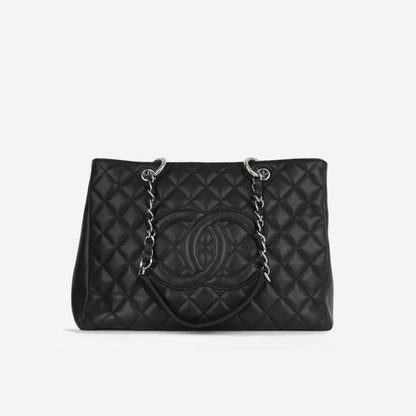 Chanel Shopping Tote Caviar Black Tote Bag Style 2
