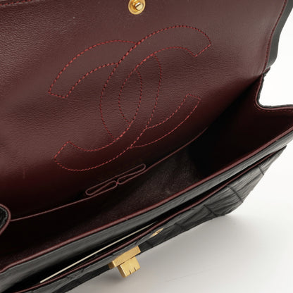 Chanel Classic Flap Lambskin Black Shoulder Bag Style 9