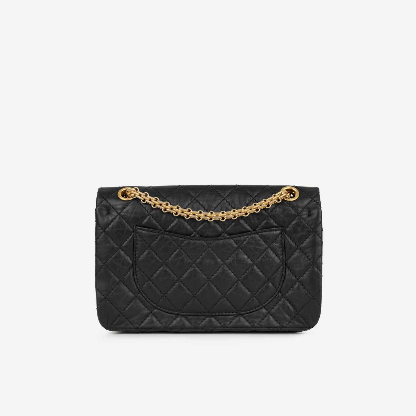 Chanel Classic Flap Lambskin Black Shoulder Bag Style 9