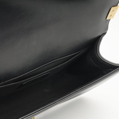 Chanel Boy Bag Lambskin Black Shoulder Bag Style 47