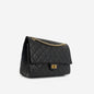 Chanel Classic Flap Calfskin Black Shoulder Bag Style 21