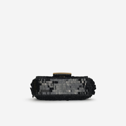 Fendi Baguette Black Shoulder Bag Black