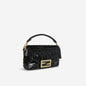Fendi Baguette Black Shoulder Bag Black