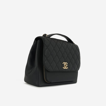 Chanel Timeless Caviar Black Shoulder Bag