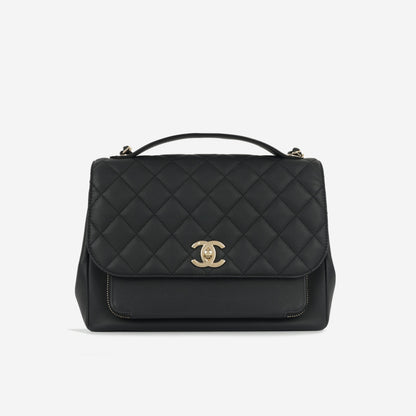 Chanel Timeless Caviar Black Shoulder Bag