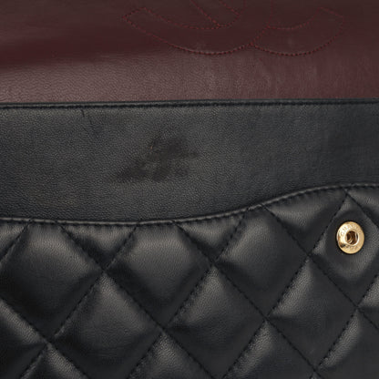 Chanel Classic Flap Lambskin Black Shoulder Bag Style 320