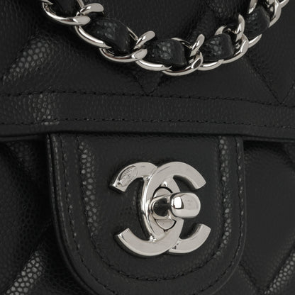 Chanel Classic Flap Caviar Black Shoulder Bag Style 2