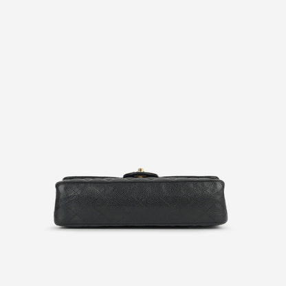 Chanel Classic Flap Lambskin Black Shoulder Bag Style 319
