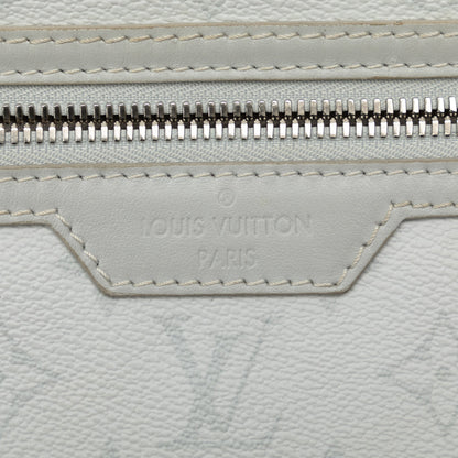 Gray Louis Vuitton Monogram Antartica Double Flat Messenger Crossbody Bag