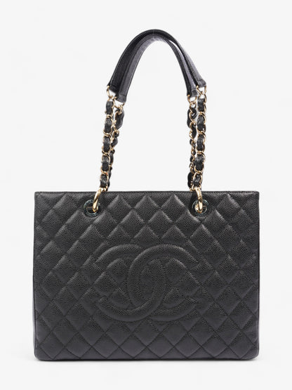 Chanel Grand Shopper Black Caviar Leather