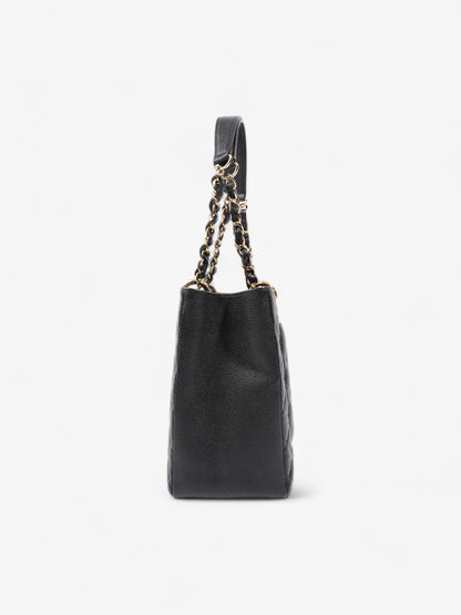 Chanel Grand Shopper Black Caviar Leather