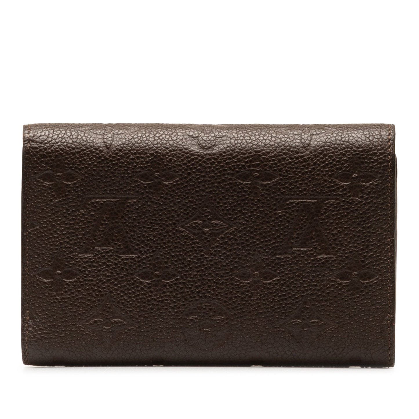 Brown Louis Vuitton Monogram Empreinte Portefeuille Curieuse Wallet