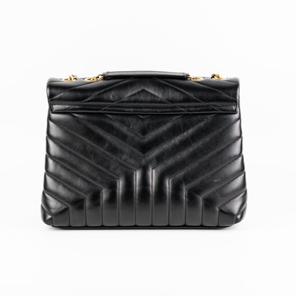 Saint Laurent Medium Lou Lou Black