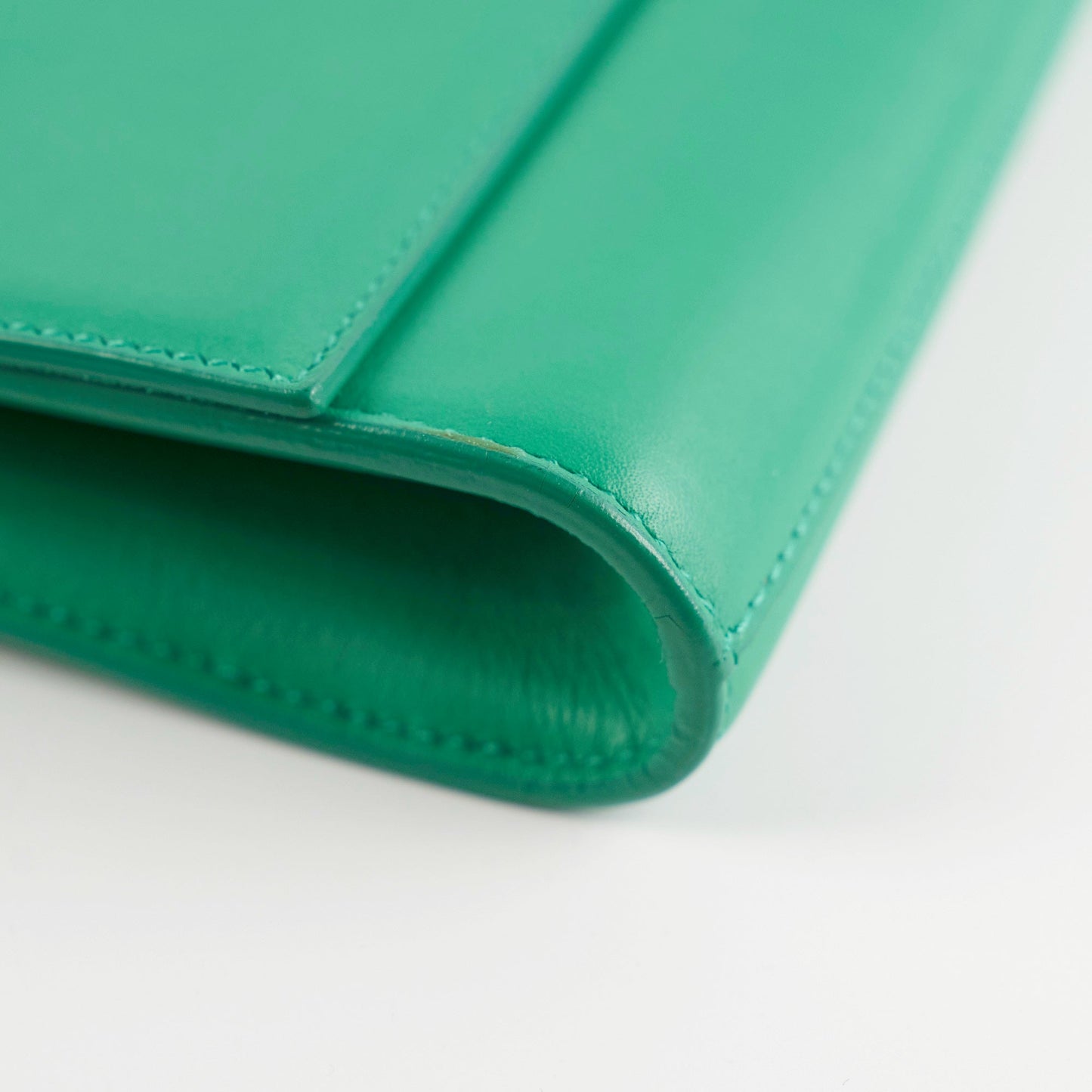 Saint Laurent Luxury Leather Red Clutch Red