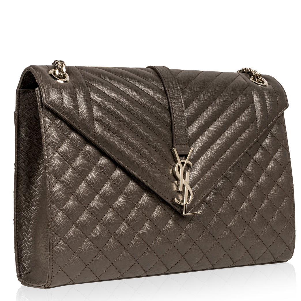 Saint Laurent Cassandre - Cross-Quilted Stitching