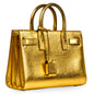 Saint Laurent Sac De Jour Gold Handbag