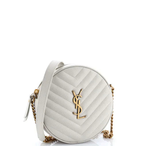 Saint Laurent Matelassé Red Handbag
