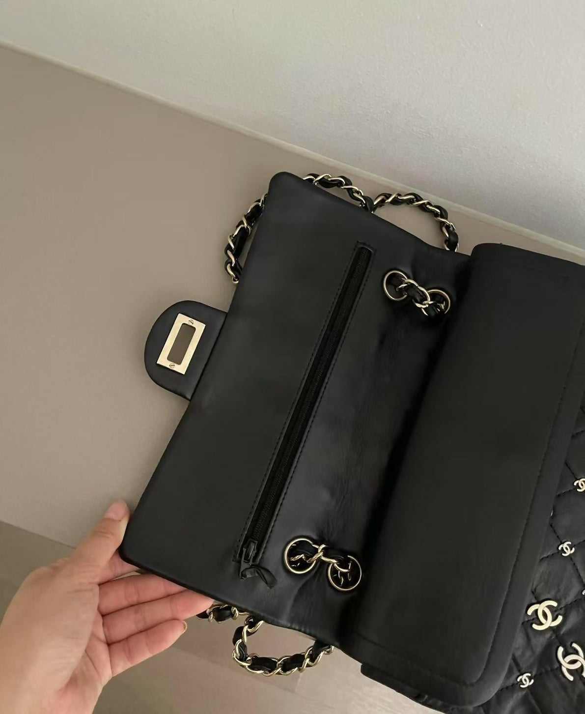 Chanel Medium 2 55 Reissue Punk Cc Charm Flap Bag